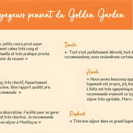 Apartment Le Golden Garden - Homy *